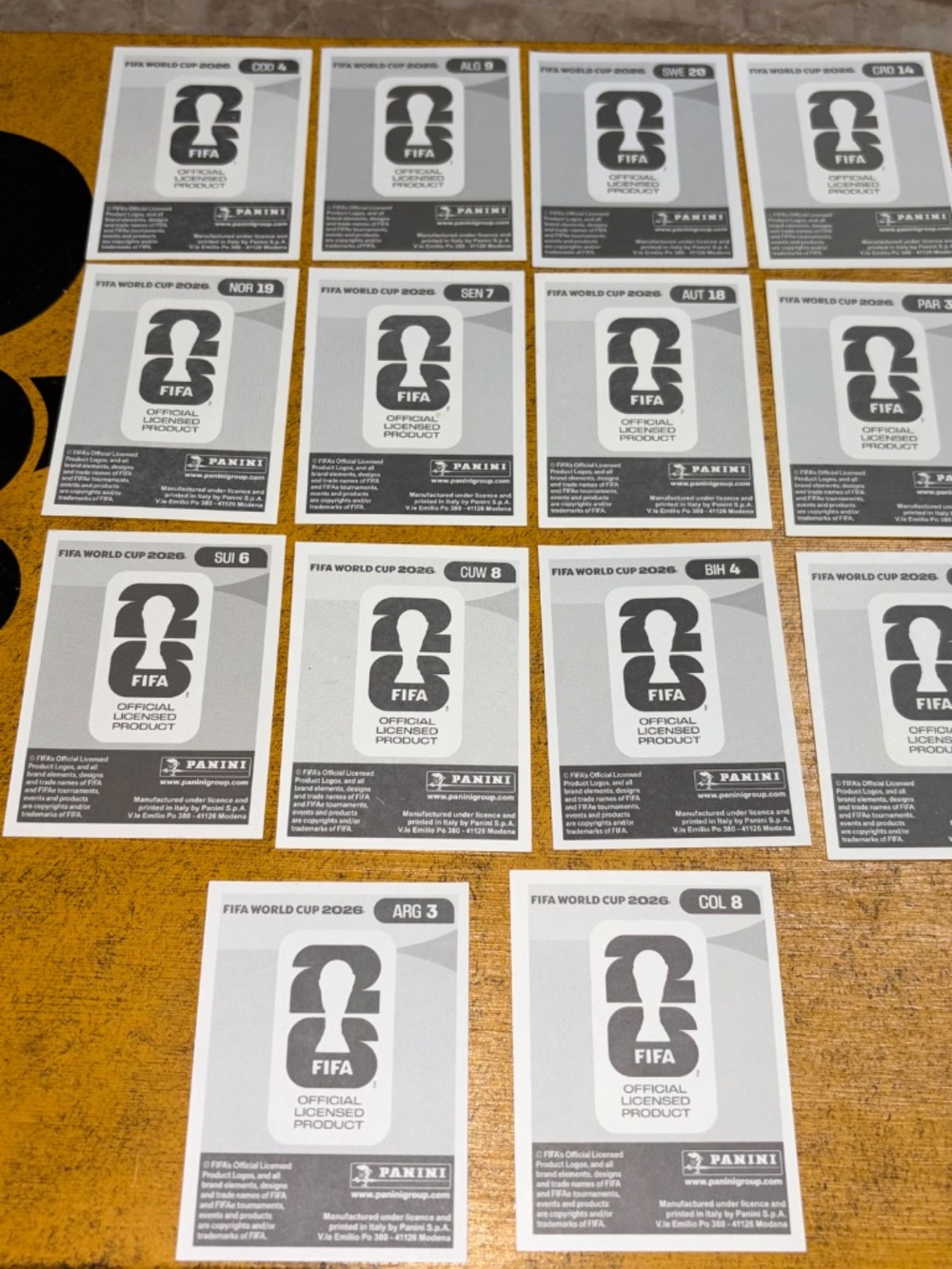 New Bundle of Authentic 38 Fifa Panini World Cup 2026 Stickers No Duplicates - Picture 13 of 16